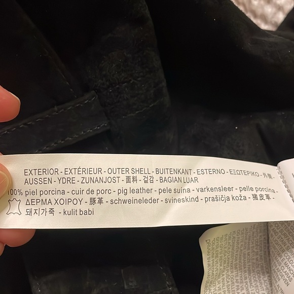 NWT Zara suede black mini skirt - Picture 6 of 7